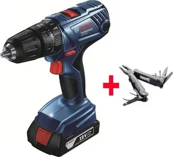 Bosch GSB 180-LI Professional 0615990K9T (с 2-мя АКБ, кейс)