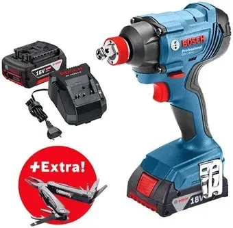 Bosch GDX 180-LI Professional 0615990K9W (с 2-мя АКБ, кейс)