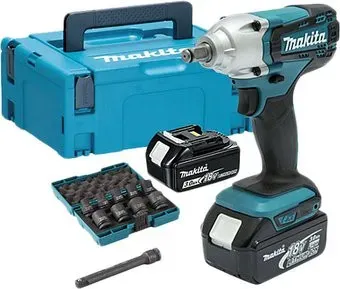 Makita DTW190JX3 (с 2-мя АКБ, кейс)