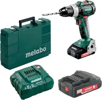 Metabo BS 18 LT BL 602325550 (с 2-мя АКБ, кейс)