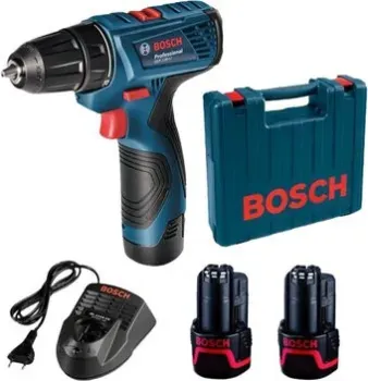 Bosch GSR 120-LI Professional 06019F7001 (с 2-мя АКБ, кейс)