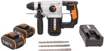 Worx WX392.9 (с 2-мя АКБ, кейс)