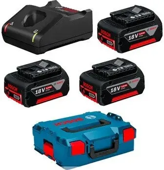Bosch 0615990L3T (18В/3x5 Ah + 18В + кейс)