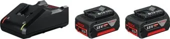 Bosch GBA 18V+GAL 18V-40 Professional 1600A019S0 (18В/4 Ah + 14.4-18В)
