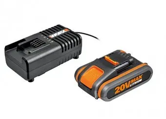 Worx WA3880+WA3551.1 (20В/2.0 Ah + 14.4-20В)