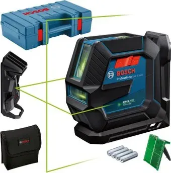 Bosch GLL 2-15 G Professional 0601063W02 (LB 10 + DK 10, кейс)