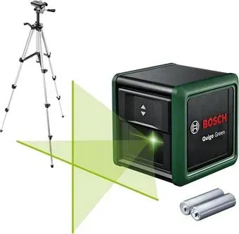Bosch Quigo Green 0603663C03 (штатив, батарейки)
