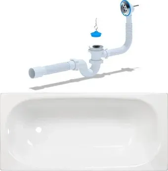 Saniteco SNT Alvo 170х70 (с ножками и сифоном Ани E155)