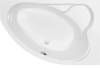 Cersanit Kaliope 153x100 R 63442 (с каркасом и сифоном Prime черный)