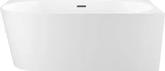 Wellsee Excellence Pro 140x70 28760903R (пристенная ванна (правая) белый глянец, экран, ножки, сифон-автомат матовый черный)
