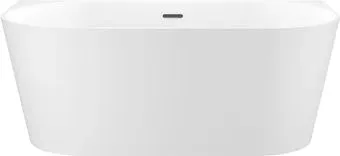 Wellsee Excellence Pro 180x80 28760403R (пристенная ванна белый глянец, экран, ножки, сифон-автомат матовый черный)