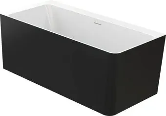 Belux Турин ТУ-1600 L (19, черный матовый/Solid Surface)