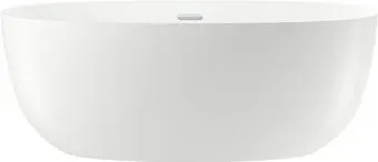 Wellsee Éclatant 159x74 231301001 (отдельностоящая ванна белый глянец, экран, ножки, сифон-автомат хром)