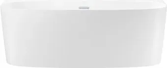 Wellsee Belle Spa 2.0 170x75 235804001 (пристенная ванна белый глянец, экран, каркас, сифон-автомат хром)