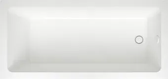 Wellsee FreeDom 180x85 231103002 (встраиваемая ванна белый глянец, сифон-автомат глянцевый белый)