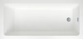 Wellsee FreeDom 180x85 231103001 (встраиваемая ванна белый глянец, сифон-автомат хром)