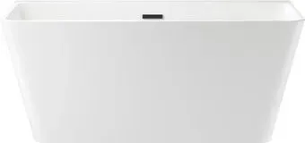 Wellsee Graceful Pro 140x74 230901003 (отдельностоящая ванна белый глянец, экран, ножки, сифон-автомат матовый черный)