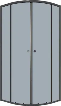 Niagara Eco NG-1003-14T 80x80x190 (черный/стекло тонированное)