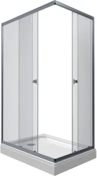 Triton Вента Хром А1 100х80 (прозрачное стекло)