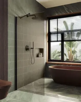 MaybahGlass 99x195 MGD-1353-6ш (бронзовое стекло/черный)