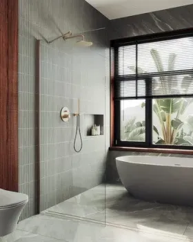 MaybahGlass 99x195 MGD-1352-2ш (прозрачное стекло/бронза)