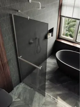 MaybahGlass 89x195 MGD-736-5ш (графитовое матовое стекло/хром матовый)