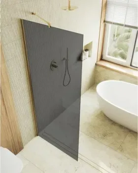 MaybahGlass 89x195 MGD-693-3ш (графитовое стекло/золотой)