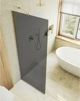 MaybahGlass 89x195 MGD-693-3у (графитовое стекло/золотой)