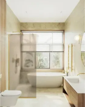 MaybahGlass 89x195 MGD-692-3у (бронзовое матовое стекло/золотой)