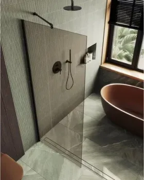 MaybahGlass 89x195 MGD-691-6ш (бронзовое стекло/черный)