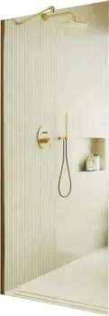 MaybahGlass 89x195 MGD-689-3ш (прозрачное стекло/золотой)