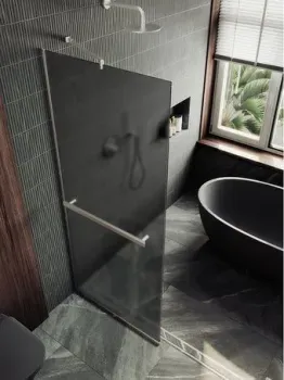 MaybahGlass 79x195 MGD-730-5у (графитовое матовое стекло/хром матовый)