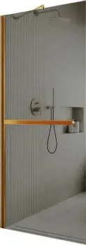 MaybahGlass 79x195 MGD-729-3ш (графитовое стекло/золотой)