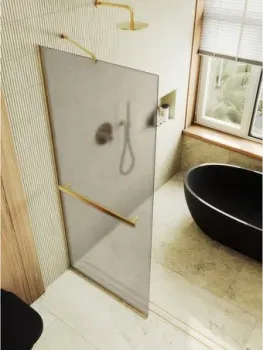 MaybahGlass 79x195 MGD-728-3у (бронзовое матовое стекло/золотой)