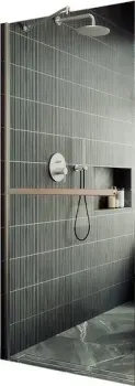 MaybahGlass 79x195 MGD-726-5ш (прозрачное стекло/хром матовый)