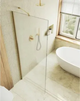 MaybahGlass 79x195 MGD-700-3ш (сатин стекло/золотой)