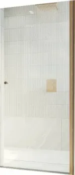 MaybahGlass 90x198 MGD-809-2 (бесцветное стекло/бронзовый)