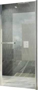 MaybahGlass 80x198 MGD-447-5 (бесцветное стекло/хром матовый)