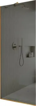 MaybahGlass 79x195 MGD-698-3у (графитовое стекло/золотой)