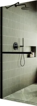 MaybahGlass 69x195 MGD-701-6ш (прозрачное стекло/черный)