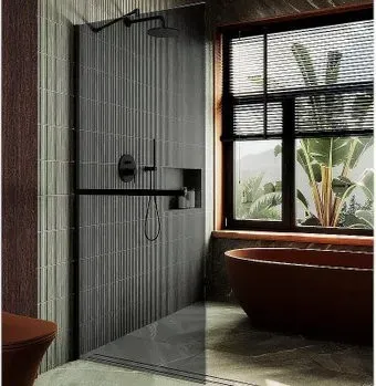MaybahGlass 99x195 MGD-1461-6ш (графитовое стекло/черный)