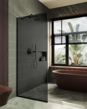 MaybahGlass 99x195 MGD-1355-6у (графитовое стекло/черный)
