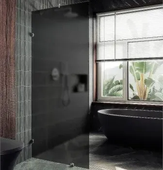 MaybahGlass 79x195 MGD-271-4 (графитовое матовое стекло/хром глянцевый)