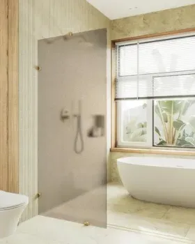 MaybahGlass 79x195 MGD-265-3 (бронзовое матовое стекло/золото)