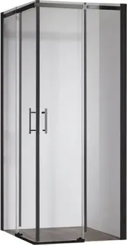 Veconi 90x90 RV50B-9090-01-C8 (стекло прозрачное/черный)