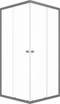 Triton Вента 90x90 (графит, без поддона)