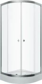 Saniteco SNT-803 90х90 с поддоном (хром/прозрачное стекло)