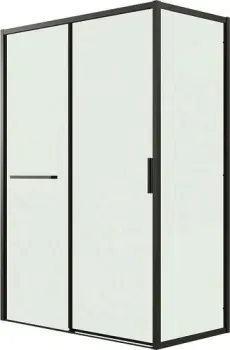 Grossman Style 110x100x195 120.K33.05.1110.21.00 (черный матовый/стекло прозрачное)
