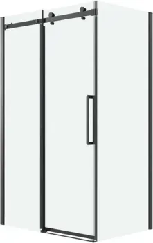 Grossman Classic 140x80x195 120.K33.04.1480.21.00 (черный матовый/стекло прозрачное)