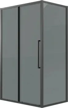 Grossman Cosmo 100х100х195 120.K33.02.1010.21.10 (черный матовый/стекло тонированное)